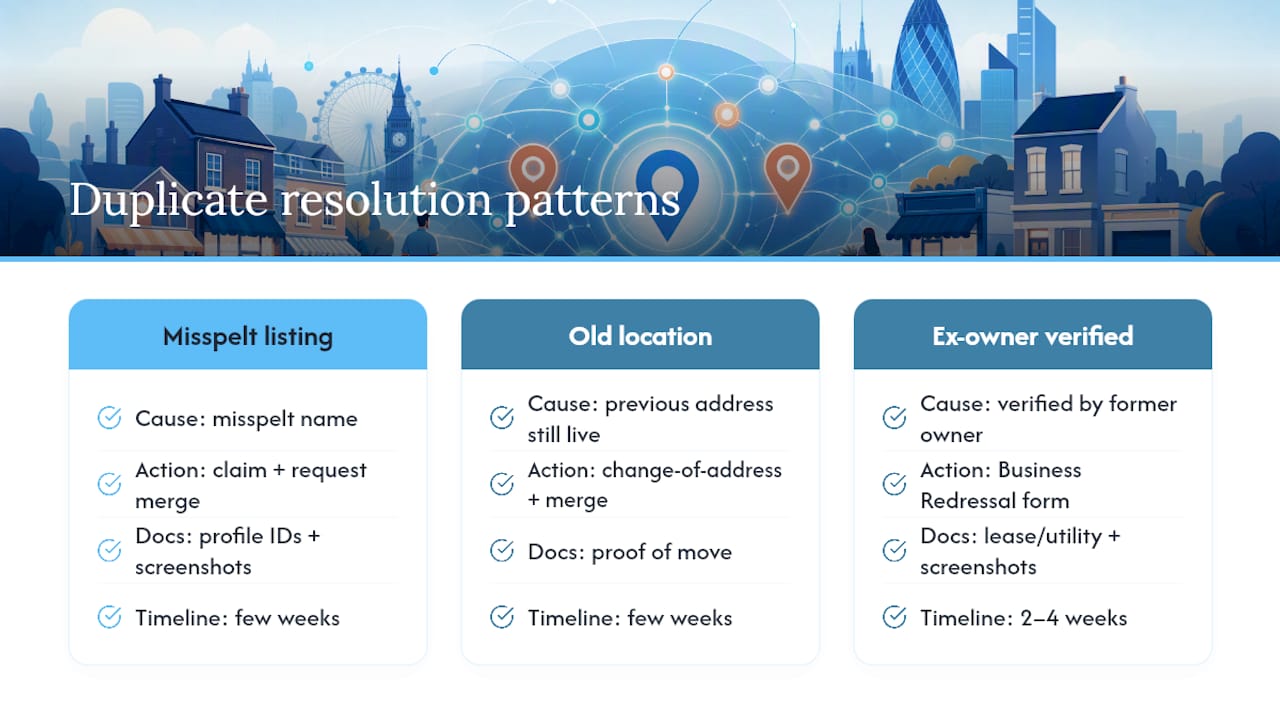 What does a successful duplicate resolution actually look like? — overview diagram