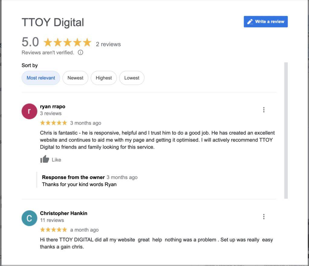 Google Reviews