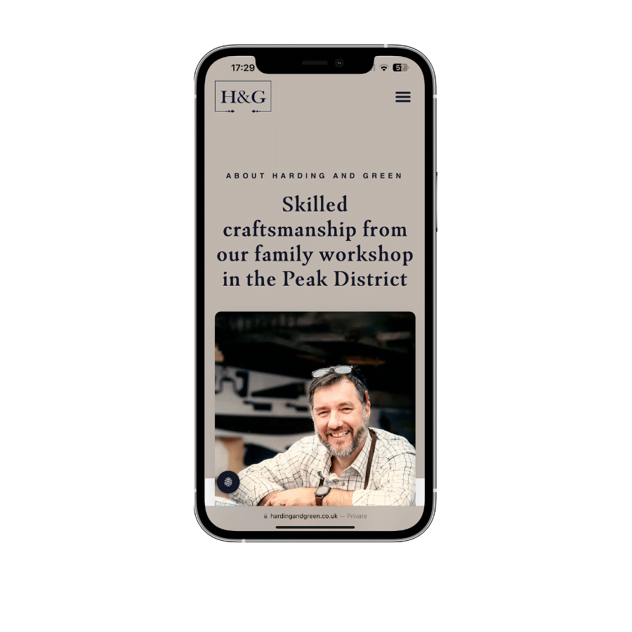 Harding and Green iPhone