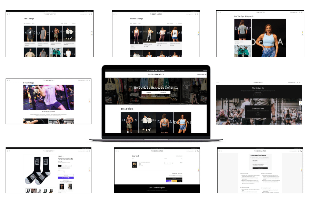 The Defiant Co mosaic